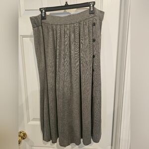 Banana Republic Gray Maxi A-Line Skirt